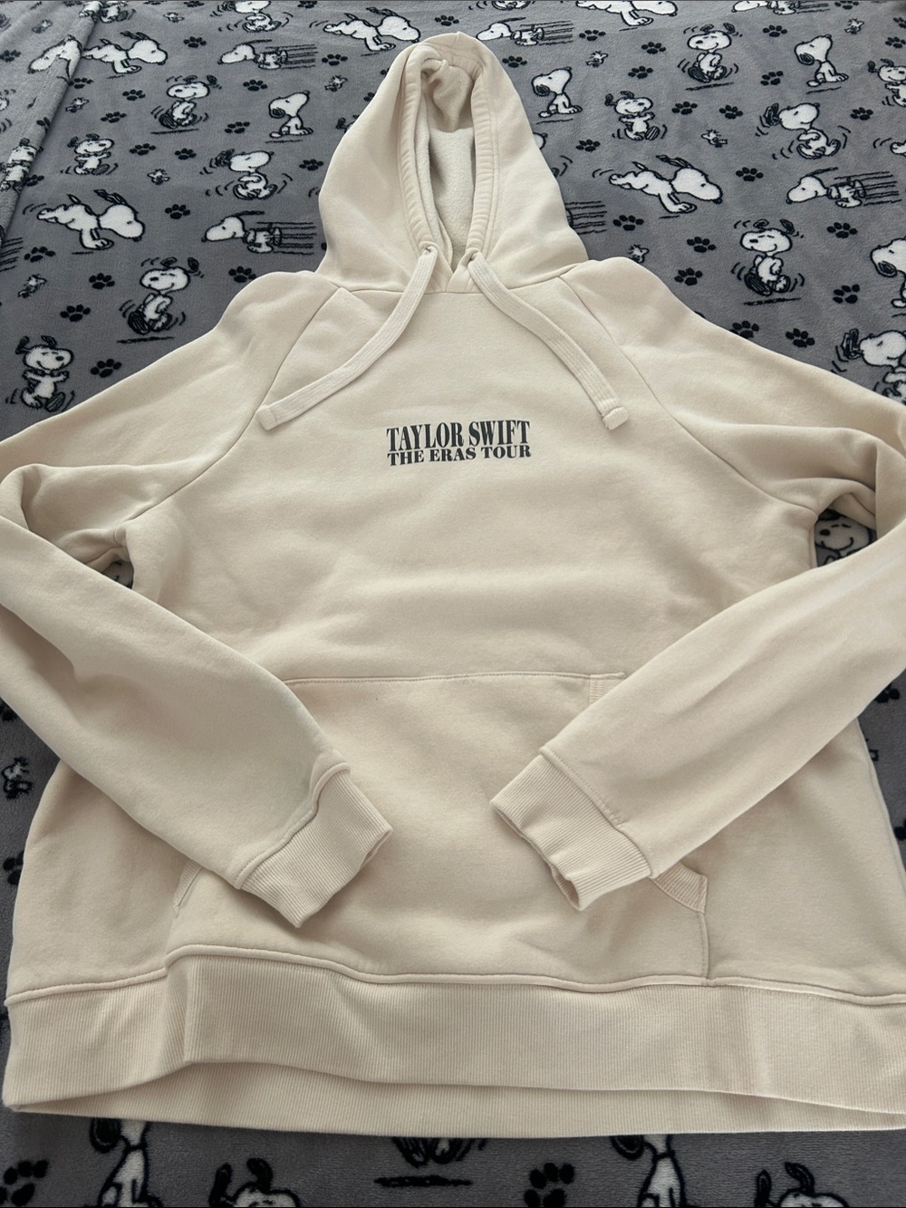 Taylor Swift Cream 'The Eras Tour' Cozy Pullover Hoodie